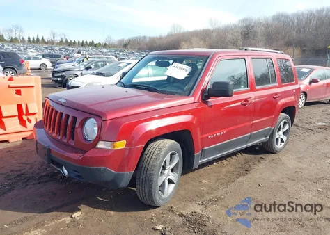 2016 Jeep Patriot High Altitude Edition z USA, uszkodzony, nr VIN 1C4NJPFA0GD600855